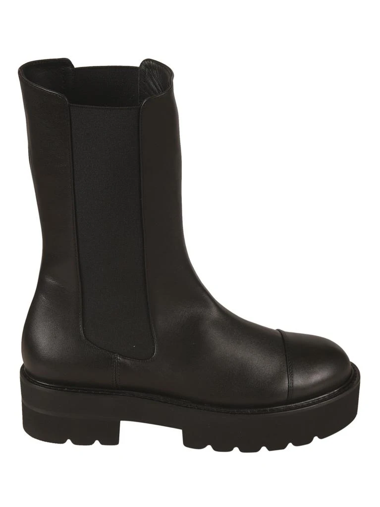 商品Stuart Weitzman|Stuart weitzman women's black leather ankle boots,价格¥5088,第1张图片