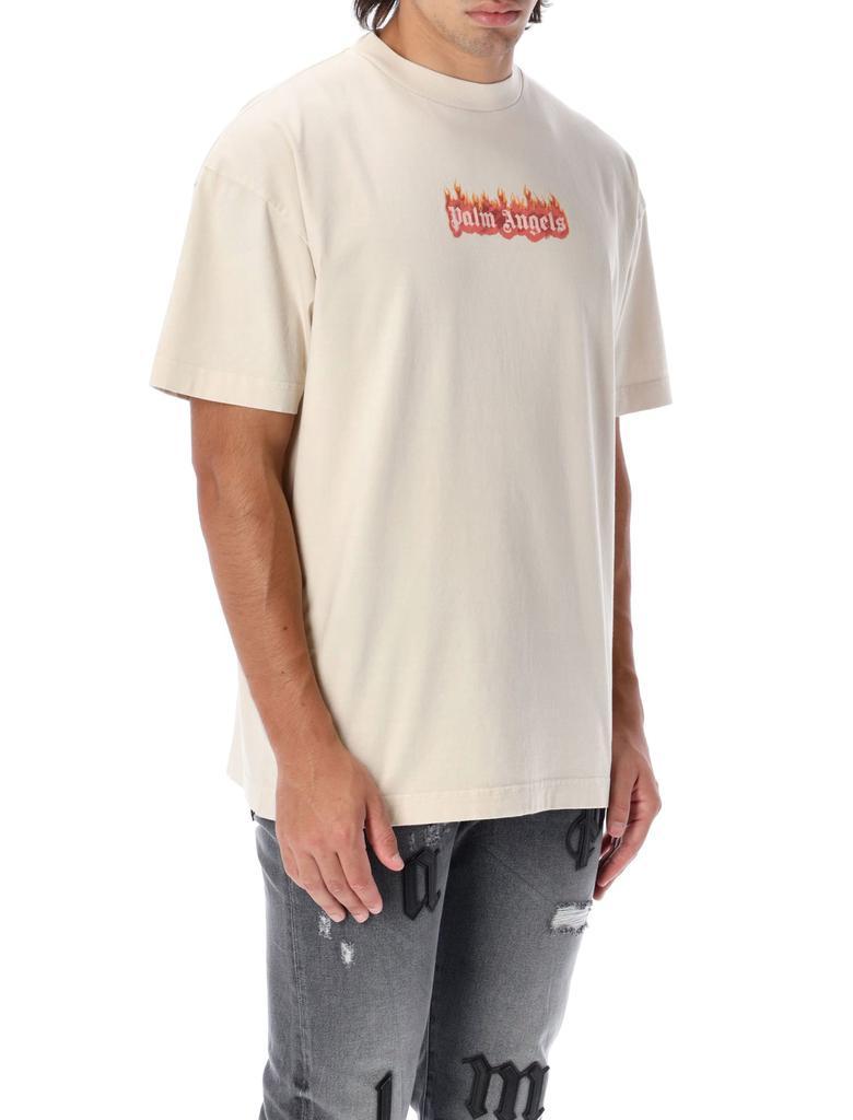 商品Palm Angels|Palm Angels Burning Logo T-shirt,价格¥1974,第4张图片详细描述