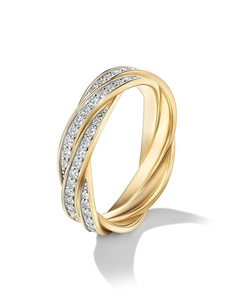 商品David Yurman|DY Helios⿢ Band Ring in 18K Yellow Gold,价格¥40671,第3张图片详细描述