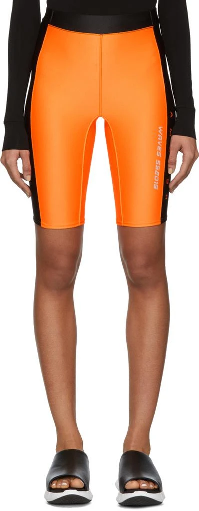 商品Ambush|Orange 'Waves' Surf Shorts,价格¥778,第1张图片