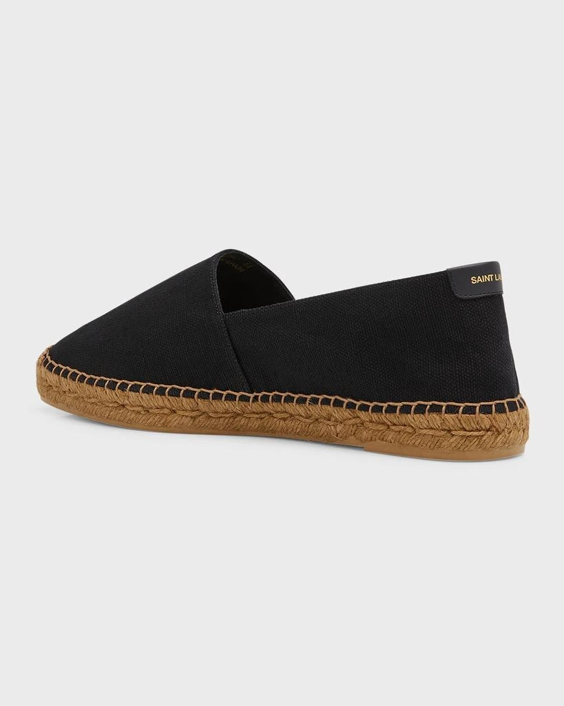 商品Yves Saint Laurent|Men's Logo-Stitched Canvas Espadrilles,价格¥5033,第4张图片详细描述