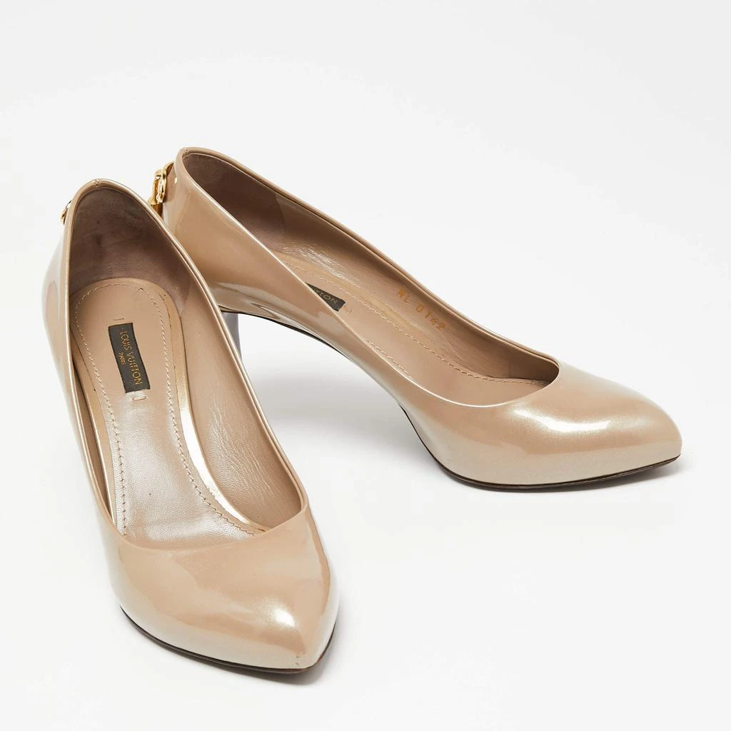 商品[二手商品] Louis Vuitton|Louis Vuitton Beige Patent Leather Oh Really! Pumps Size 37.5,价格¥1801,第4张图片详细描述