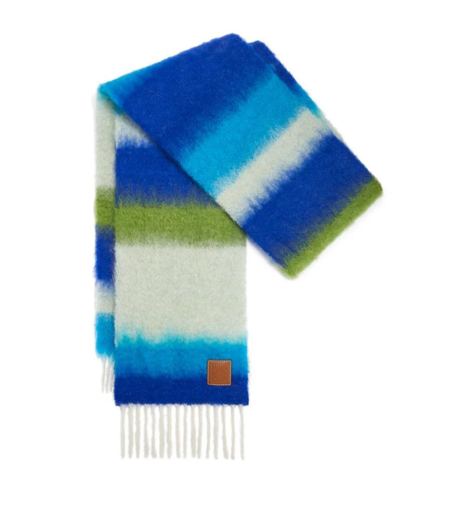 商品Loewe|Mohair-Wool Striped Scarf,价格¥2863,第1张图片