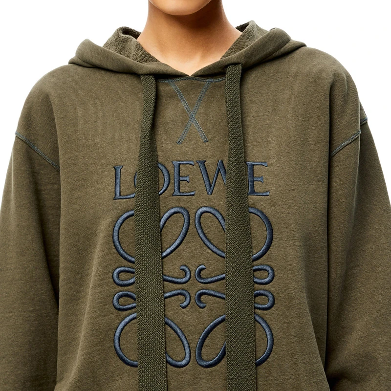 LOEWE 女士军绿色连帽卫衣 S359341XAQ-4120 商品