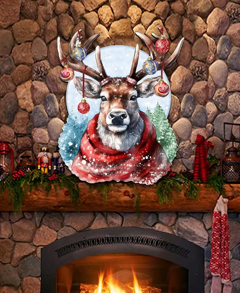 Christmas Mood Christmas Door Decor Wooden Wall Decor G. DeBrekht 商品