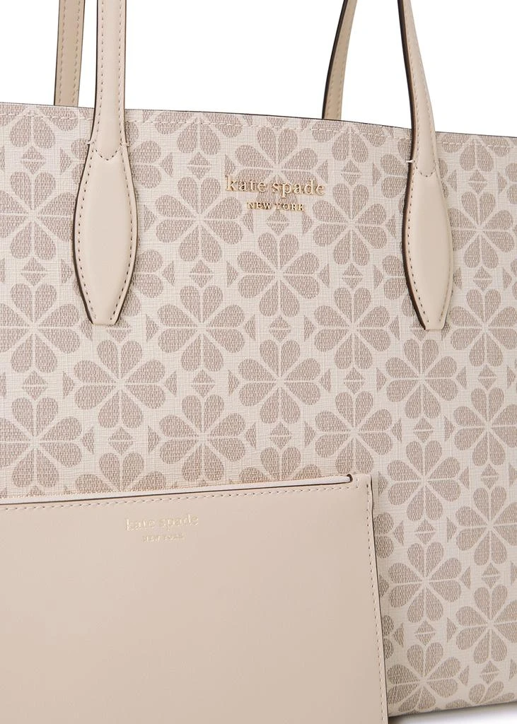 商品Kate Spade|All Day large spade-jacquard canvas tote,价格¥2613,第3张图片详细描述
