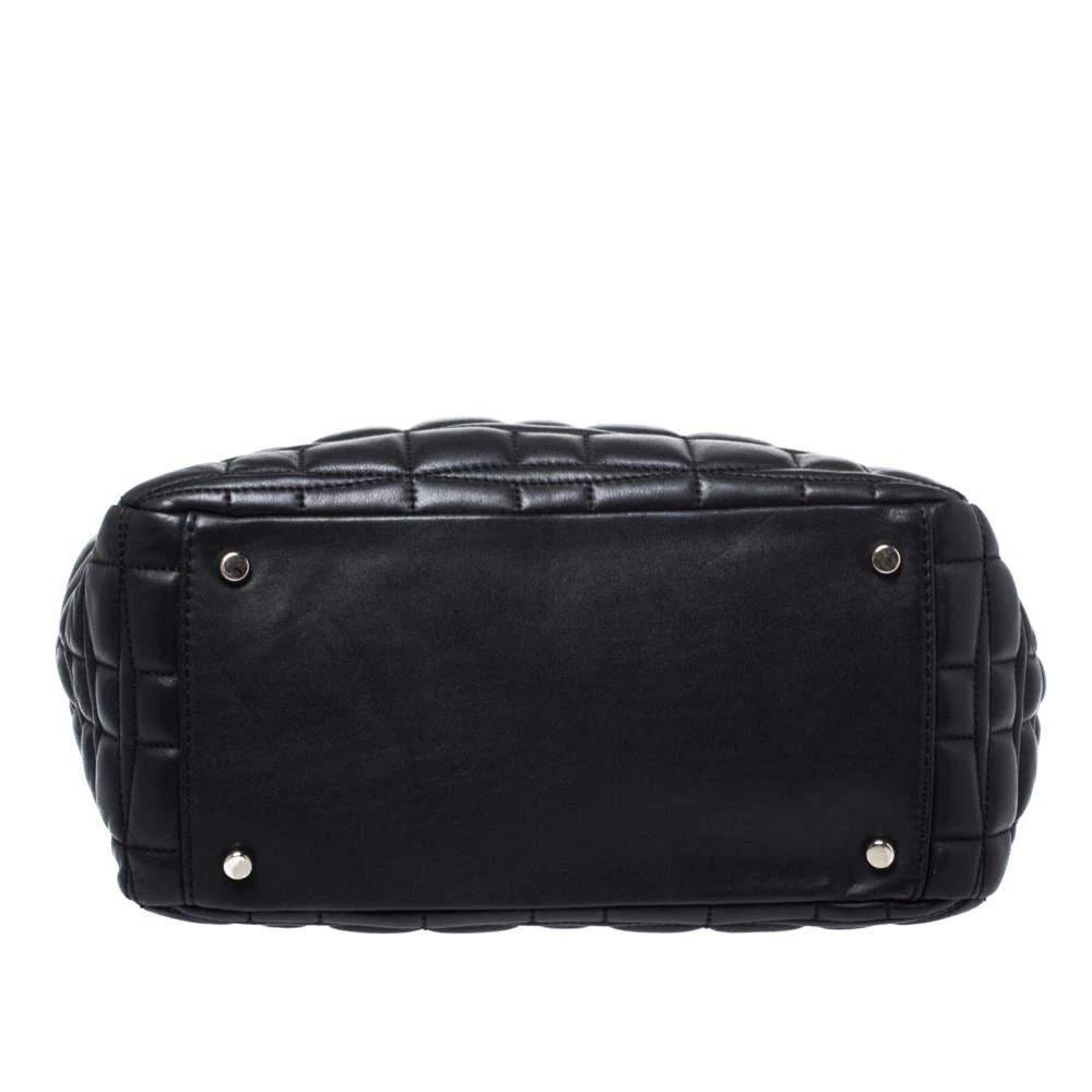Kate Spade Black Square Quilted Leather Chain Tote 商品