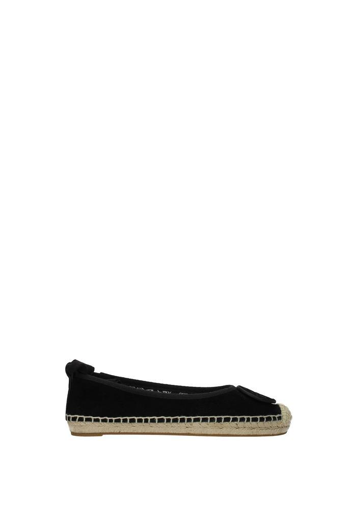 商品Tory Burch|Espadrilles minnie Suede Black,价格¥723,第1张图片