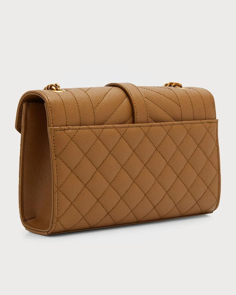Envelope Triquilt Small YSL Shoulder Bag in Grained Leather 商品