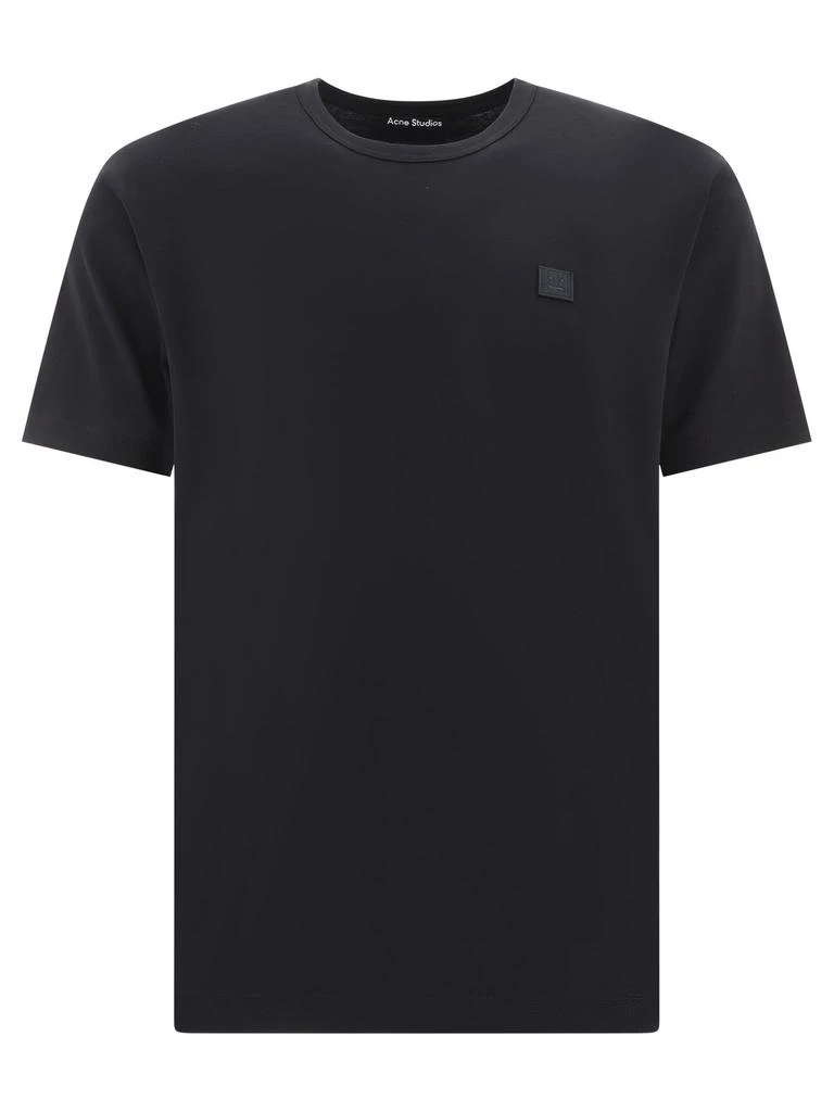 商品Acne Studios|Acne Studios Face Logo Patch Crewneck T-Shirt,价格¥745-¥991,第1张图片