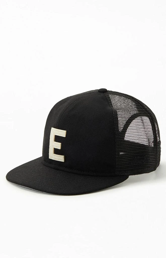 商品Essentials|x New Era Black Mesh 59Fifty Fitted Hat,价格¥538,第4张图片详细描述