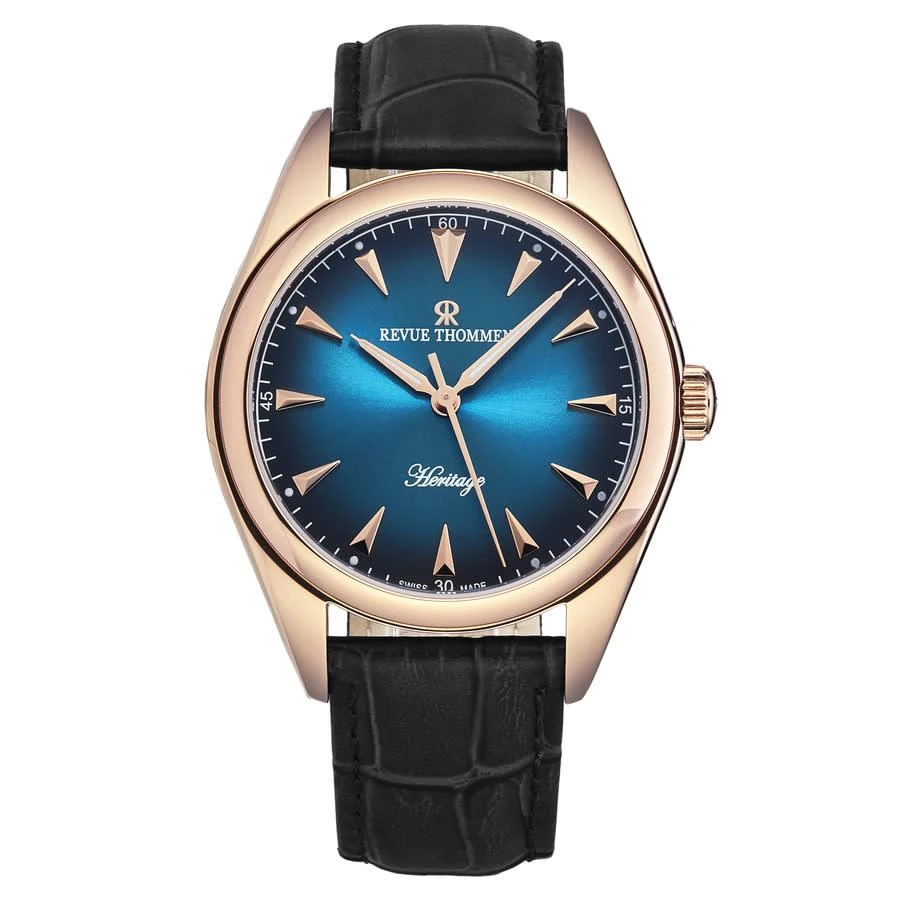 商品Revue Thommen|Heritage Automatic Blue Dial Men's Watch 21010.2565,价格¥4094,第1张图片