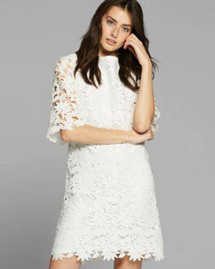 商品Ralph Lauren|Floral Lace Dress,价格¥401,第3张图片详细描述