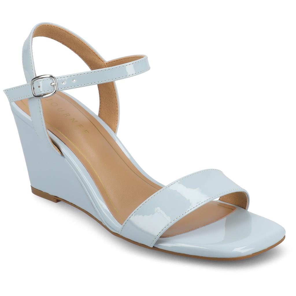 Sandalias de cuña con tira en el tobillo para mujer de la marca Clayr. image 2