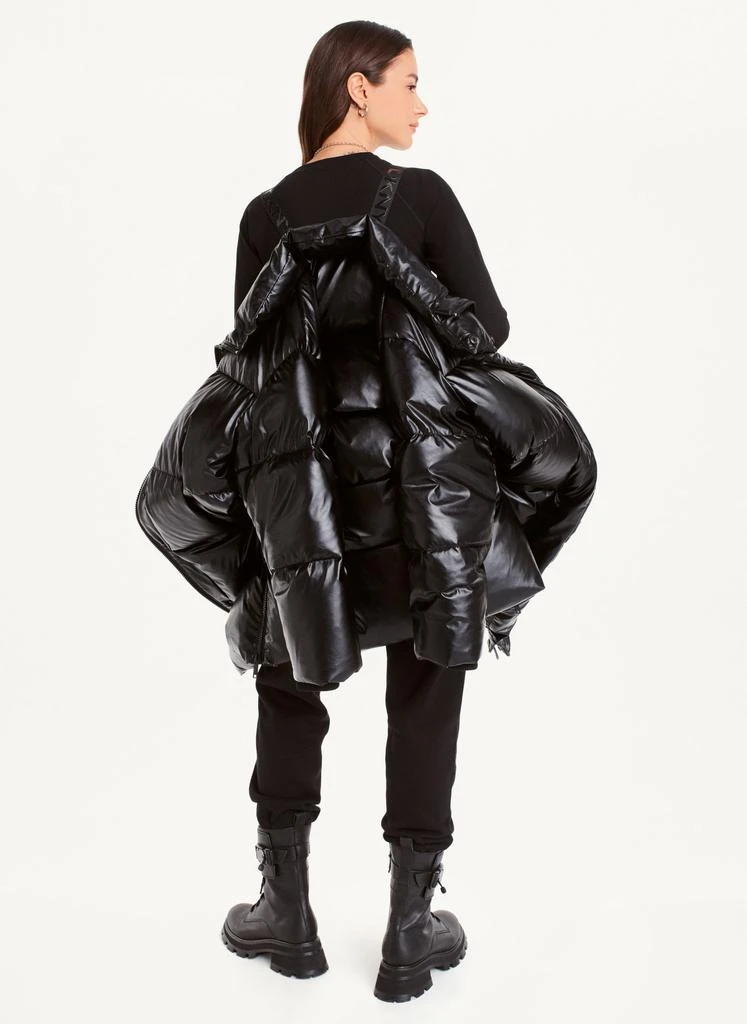 商品DKNY|Faux Leather Long Puffer,价格¥2362,第5张图片详细描述