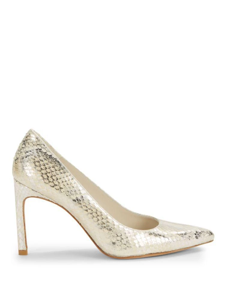 商品Stuart Weitzman|Leather Point Toe Pumps,价格¥1494,第5张图片详细描述