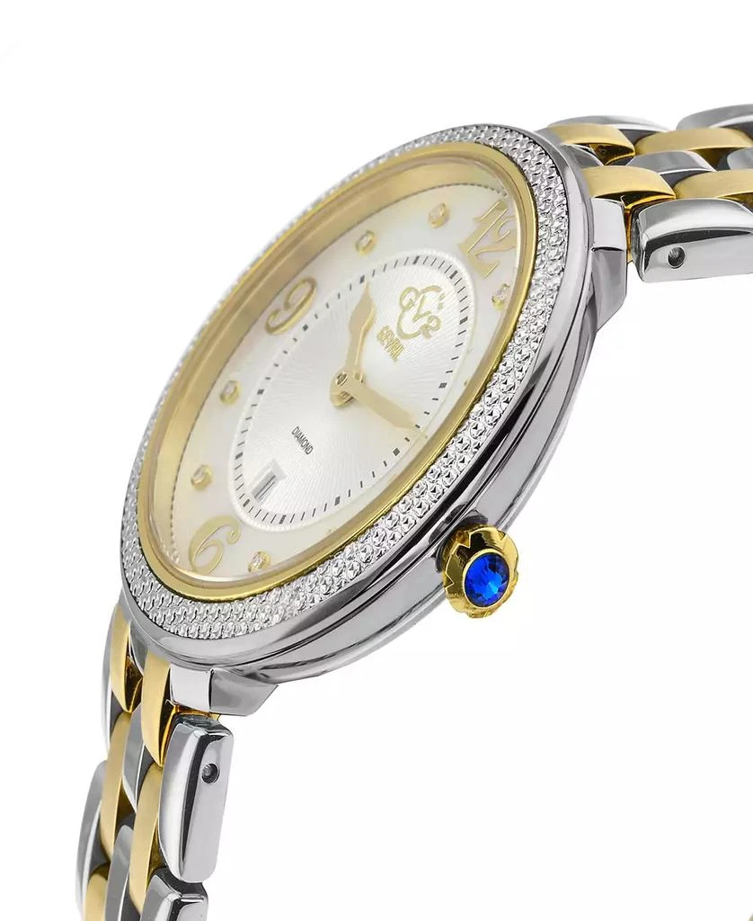 商品Gevril|Women's Verona Swiss Quartz Tow-Tone Stainless Steel Bracelet Watch 37mm,价格¥3653,第2张图片详细描述