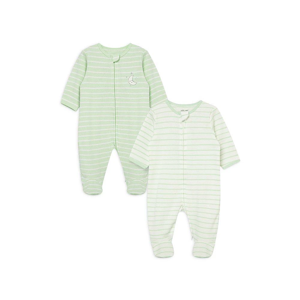 商品Little Me|Unisex Joy Footies, 2 Pack - Baby,价格¥306,第1张图片