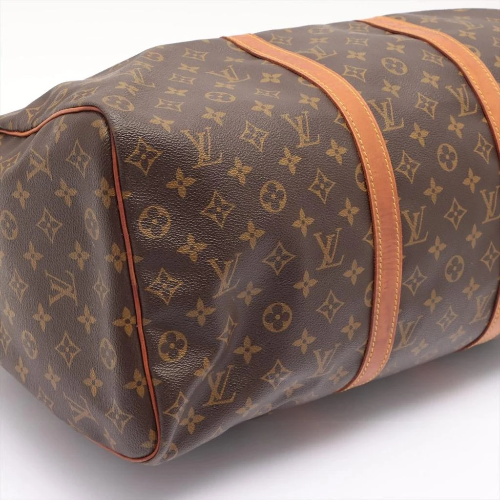 商品[二手商品] Louis Vuitton|Louis Vuitton Brown Monogram Canvas Leather Keepall 50 cm Duffle Bag Luggage,价格¥10282,第3张图片详细描述