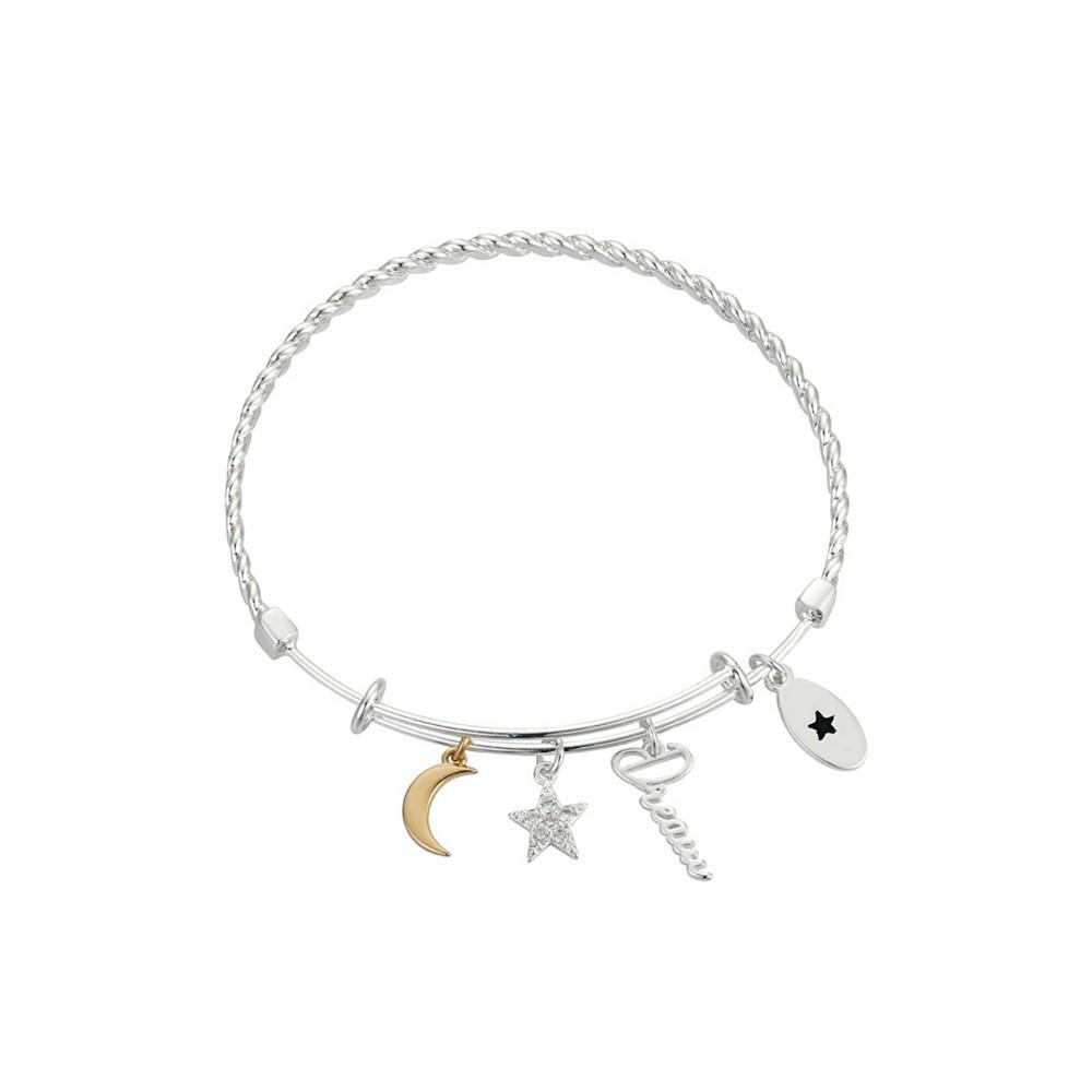 商品Unwritten|Fine Silver Plated 14Kt Gold Flash Plated Dream Braided Bangle Bracelet,价格¥117,第1张图片