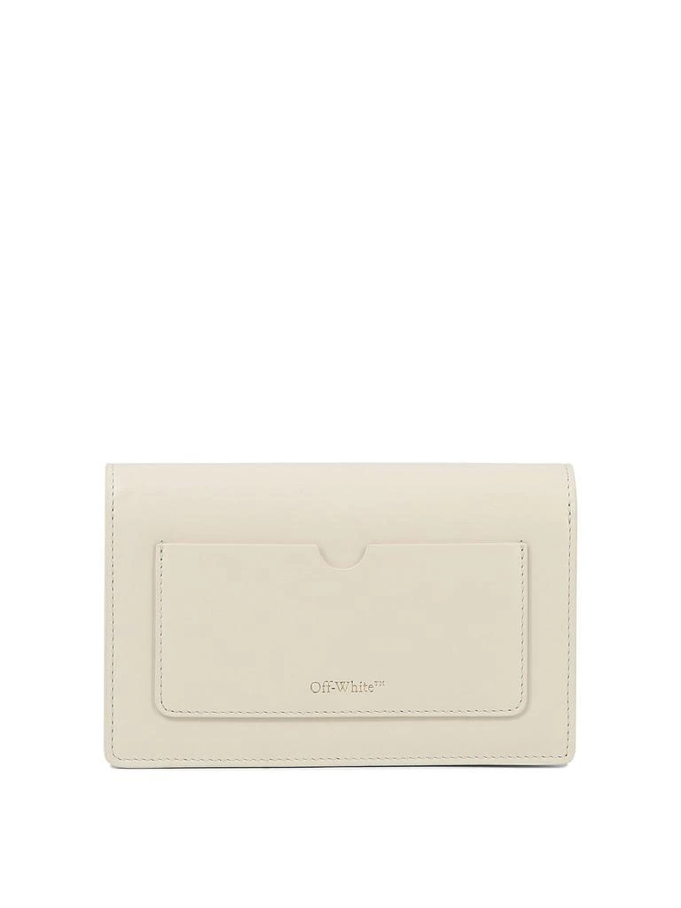 商品Off-White|Jitney 0.5 Wallets & Card Holders White,价格¥2802,第4张图片详细描述