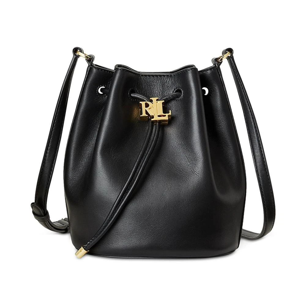 商品Ralph Lauren|Women's Smooth Leather Medium Andie Drawstring Bag,价格¥2199,第1张图片