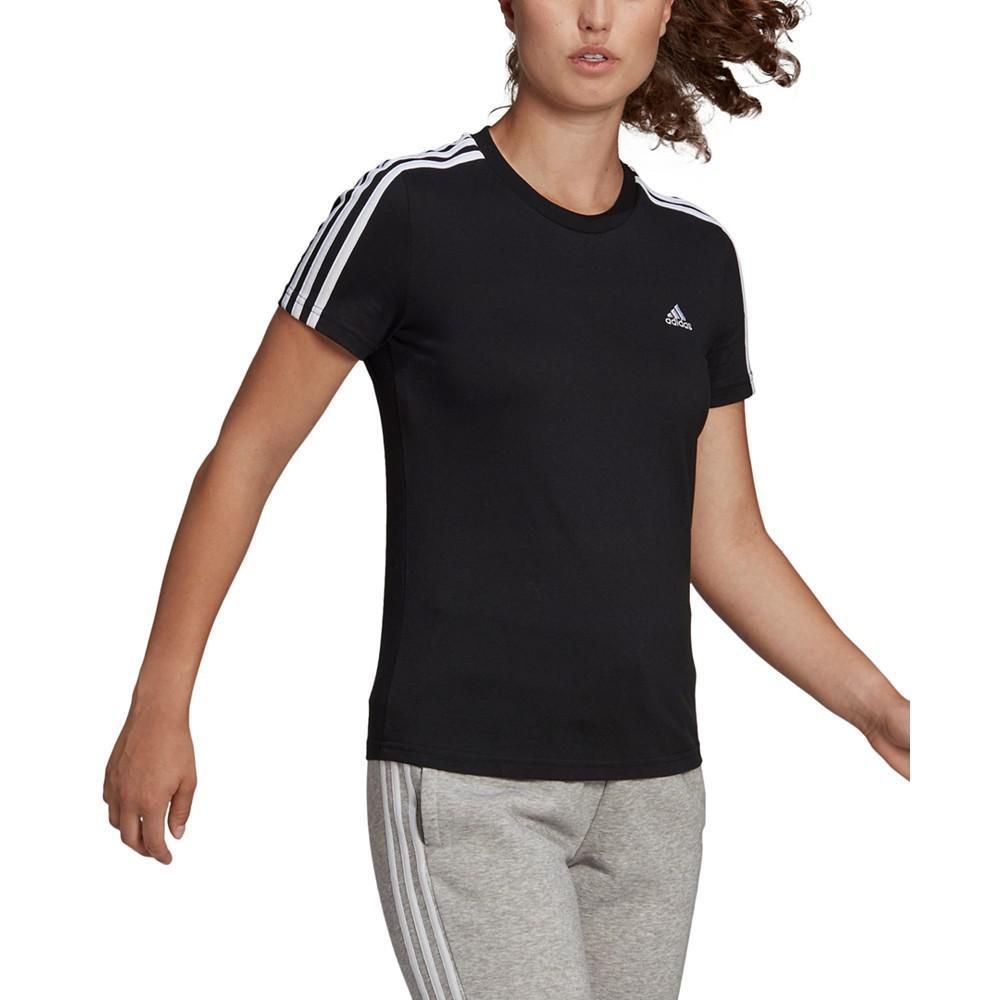 商品Adidas|Women's Essentials Cotton 3 Stripe T-Shirt,价格¥209,第5张图片详细描述