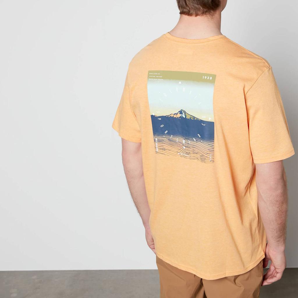Columbia Men's High Dune Graphic T-Shirt Ii - Mango Heather/True商品第4张图片规格展示