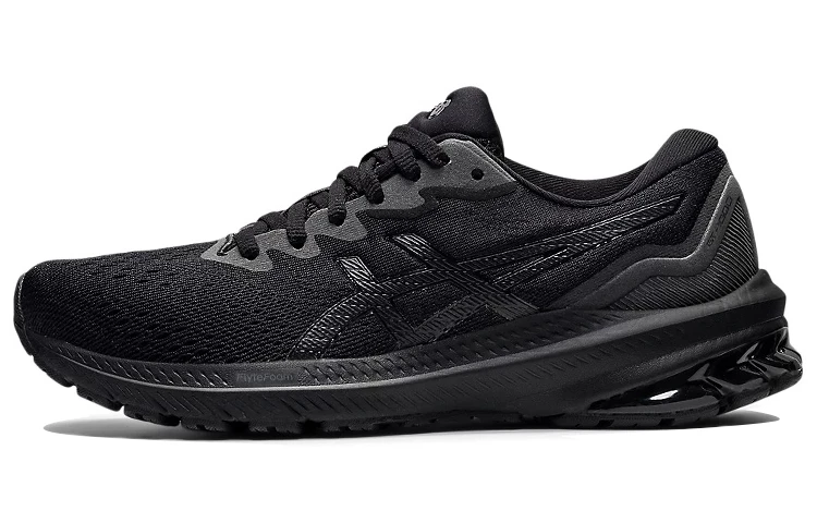 商品[国内直发] Asics|GT-1000 11 柔软舒适 织物防滑耐磨透气 低帮跑步鞋 女款 黑 D宽,价格¥459,第1张图片