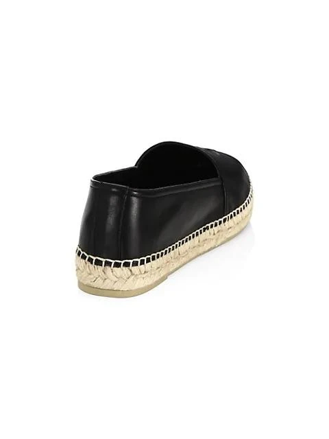 商品Yves Saint Laurent|Logo Leather Espadrilles,价格¥4141,第3张图片详细描述