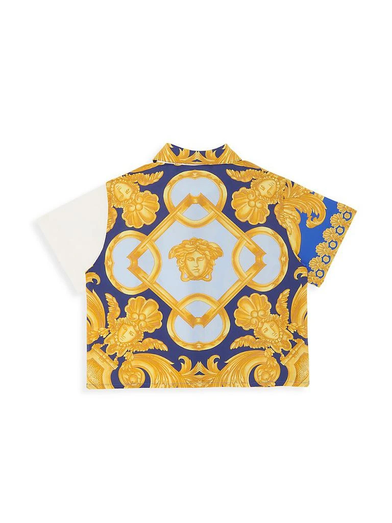 商品Versace|Baby's Logo Barocco Short-Sleeve Shirt,价格¥1310,第3张图片详细描述