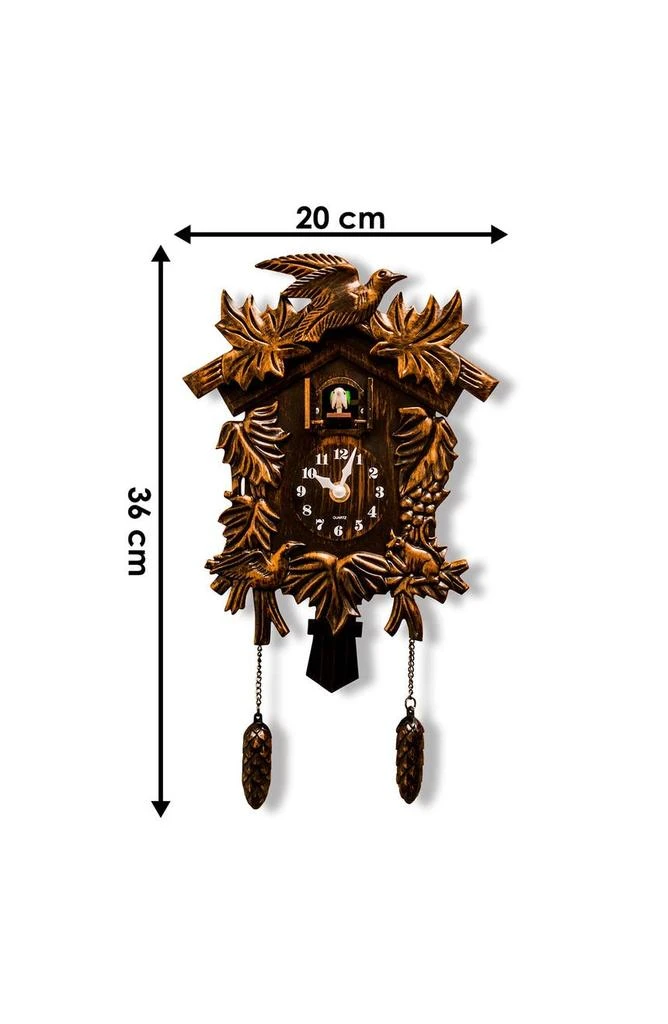 商品WALPLUS|Plastic Vintage Looking Cuckoo Clock,价格¥411,第2张图片详细描述