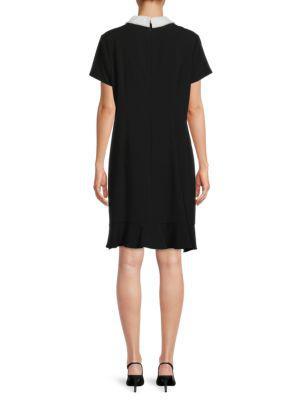 商品Karl Lagerfeld Paris|Ruffled Sheath Dress,价格¥446,第4张图片详细描述