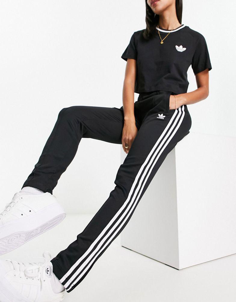 adidas Originals adicolor slim joggers in black商品第4张图片规格展示