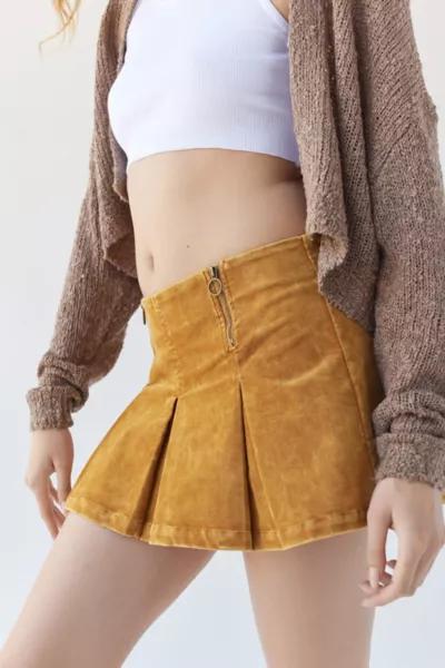 UO Reagan Double-Zip Mini Skirt商品第2张图片规格展示