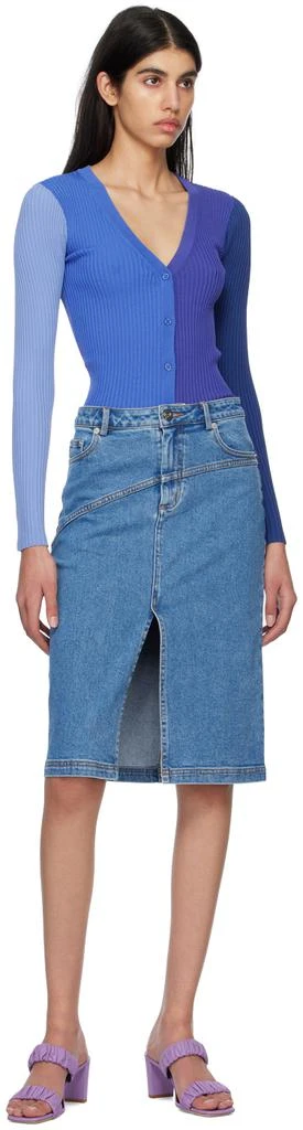 商品Staud|Blue Cargo Cardigan,价格¥781,第5张图片详细描述
