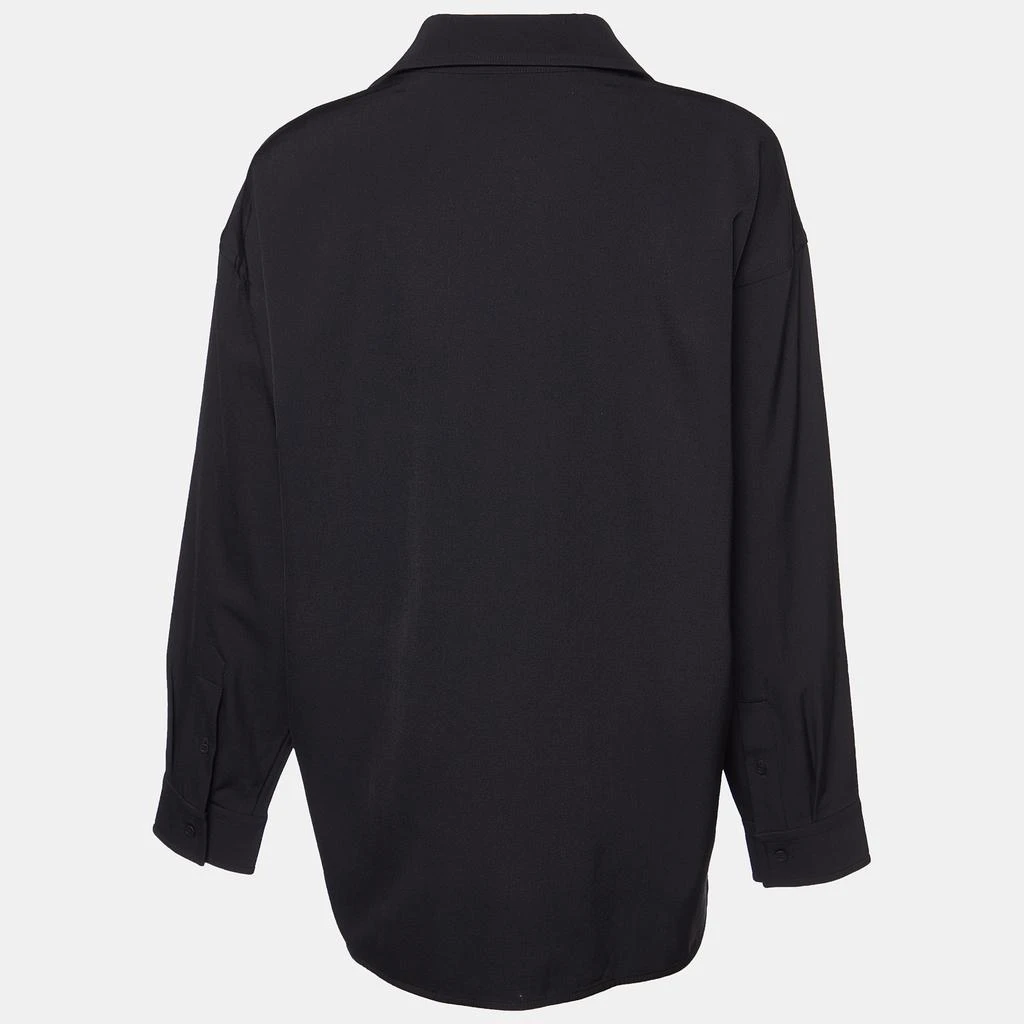 商品[二手商品] Balenciaga|Balenciaga Black Wool Button Front Oversized Shirt XS,价格¥2397,第2张图片详细描述