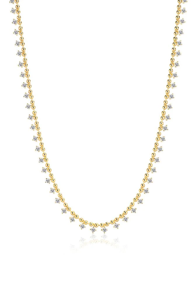 商品Gabi Rielle|CZ Drop Ball Chain Necklace,价格¥675,第1张图片