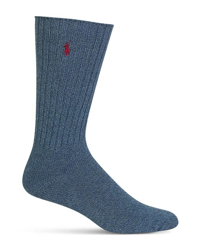 商品Ralph Lauren|Ribbed Crew Socks,价格¥90,第2张图片详细描述