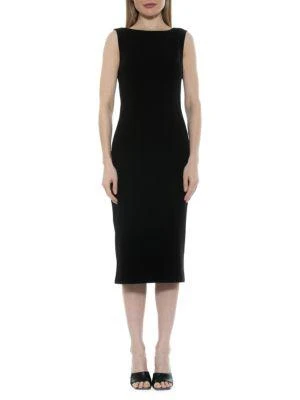 商品ALEXIA ADMOR|Penny Boatneck Midaxi Sheath Dress,价格¥680,第1张图片