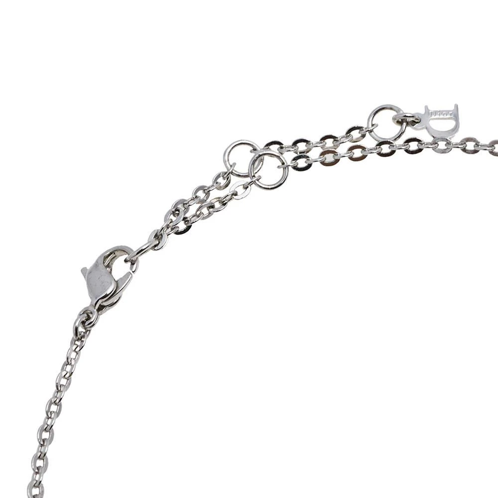 商品[二手商品] Dior|Dior Black Beaded Logo Charm Tasseled Choker Necklace ,价格¥1609,第4张图片详细描述