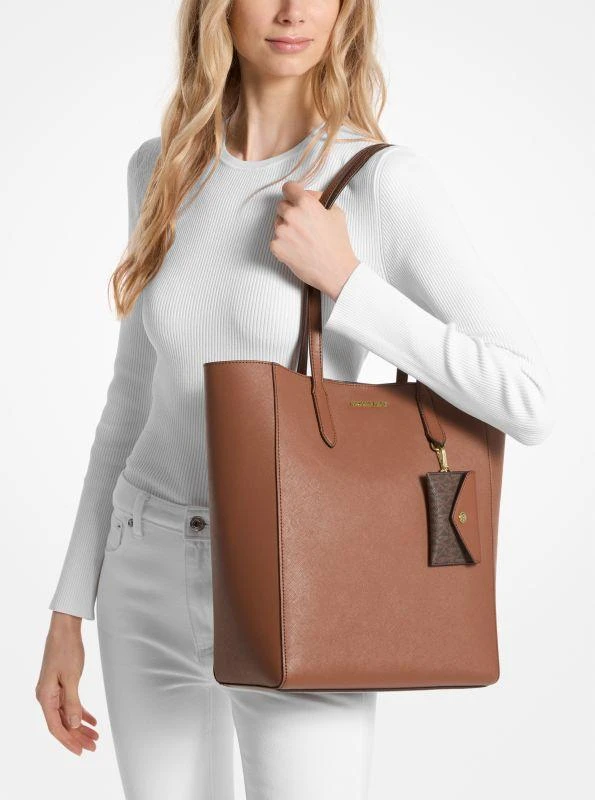 Vincent Large Saffiano Leather Tote Bag With Card Case 商品