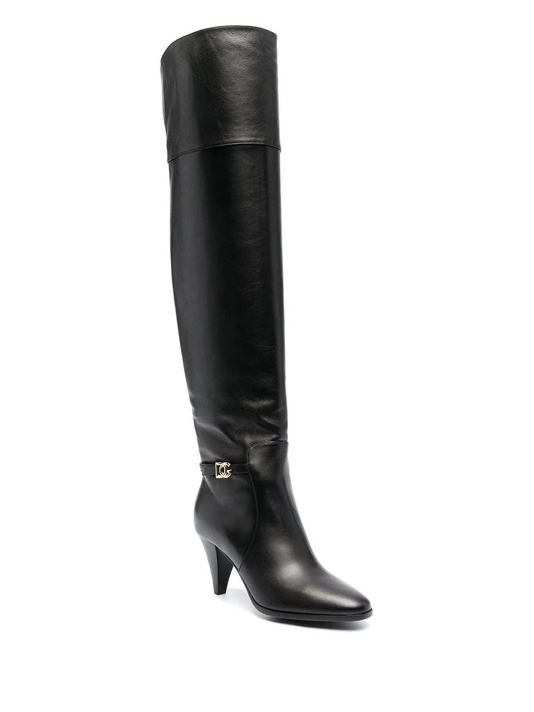 商品Dolce & Gabbana|DOLCE & GABBANA - Dolce&gabbana Cruise Boots Black,价格¥11043,第1张图片
