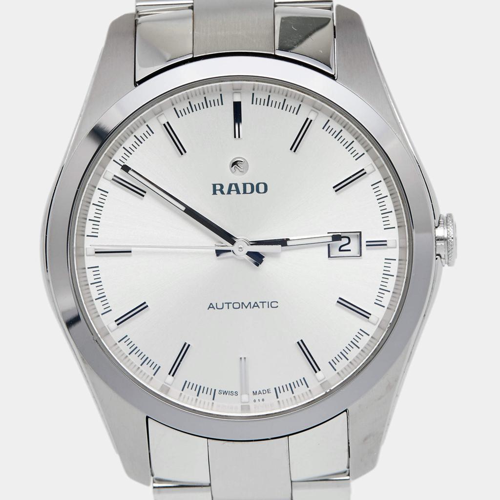 商品[二手商品] Rado|Rado Silver Ceramos Stainless Steel Hyperchrome R32115103 Men's Wristwatch 40 mm,价格¥3929,第5张图片详细描述