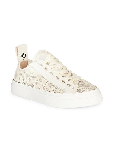 商品Chloé|Mesh Lace Low-Top Sneakers,价格¥4022,第4张图片详细描述