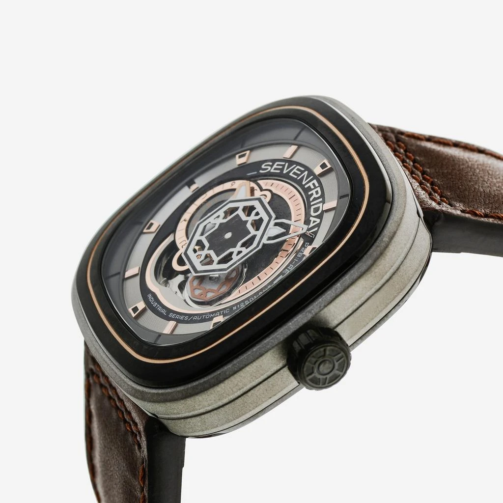 商品Sevenfriday|SevenFriday Katara Stainless Steel Men's Automatic Watch P2B/06,价格¥6355,第2张图片详细描述