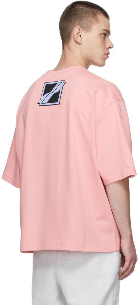 商品We11done|Pink Crystal Logo T-Shirt,价格¥1847,第5张图片详细描述