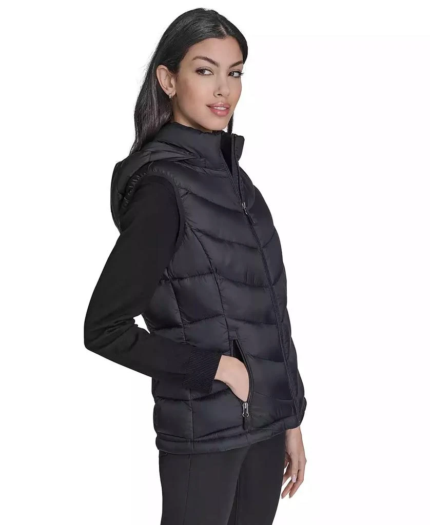 Women's Packable Hooded Puffer Vest, Created for Macy's 商品