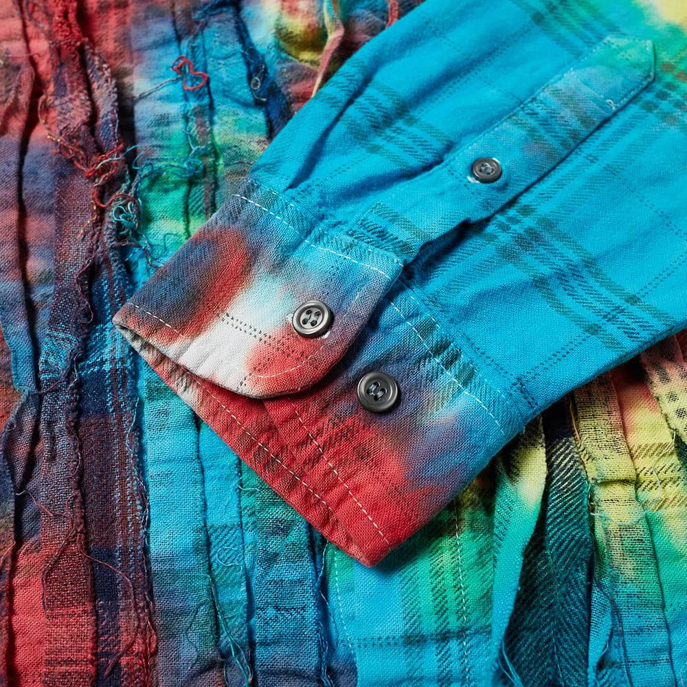 商品Needles|Needles 7 Cuts Tie Dye Flannel Shirt,价格¥833,第3张图片详细描述