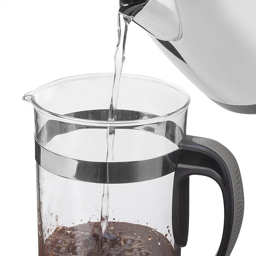 商品Trudeau|1 Liter French Press with Borosilicate Glass Body, Black,价格¥348,第3张图片详细描述